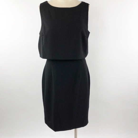 Calvin Klein Dresses & Skirts - Calvin Klein Womens Black Overlay Sheath Dress